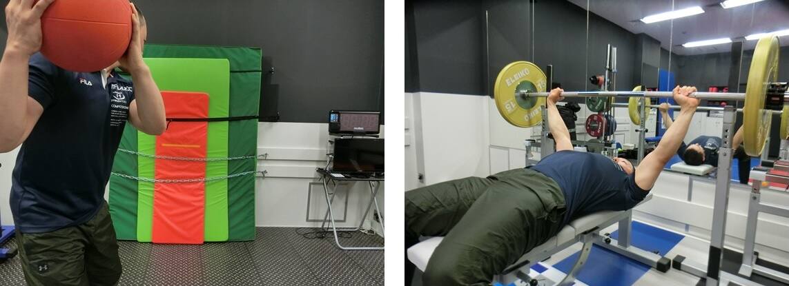 メディシンボールスロー